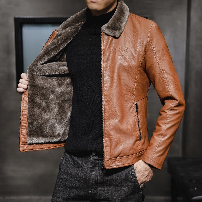 Aumari Men's Leather Jacket