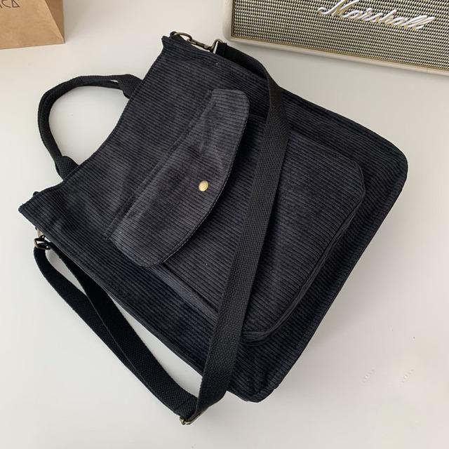 NAPOLI Corduroy Shoulder Bag