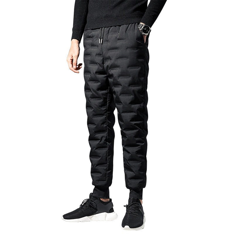 Mens designer store black joggers