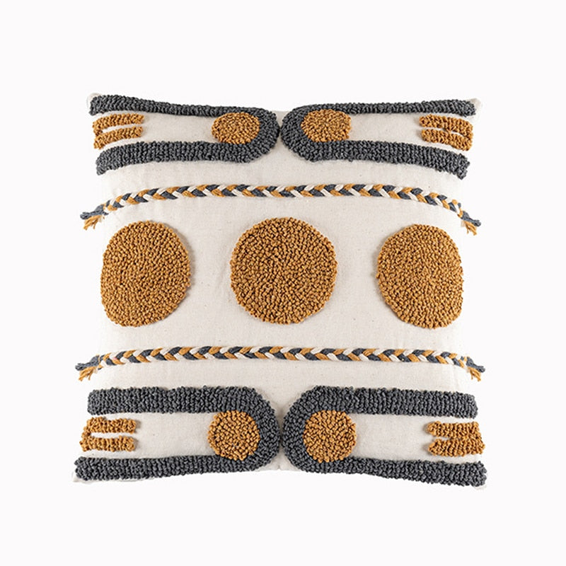 Saffron Boho Chic Pillow Cover's