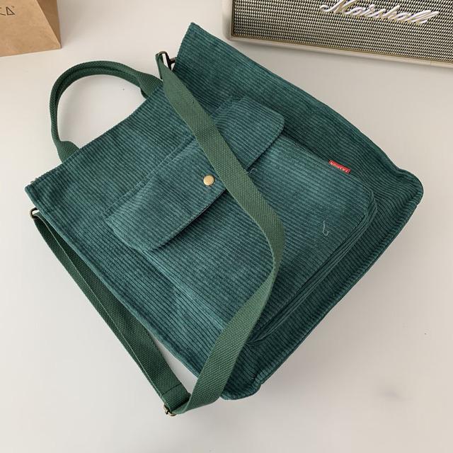 NAPOLI Corduroy Shoulder Bag