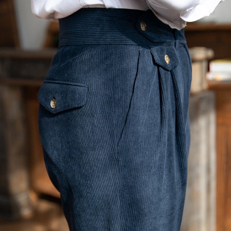Clloani Men's Bussines Casual Pants