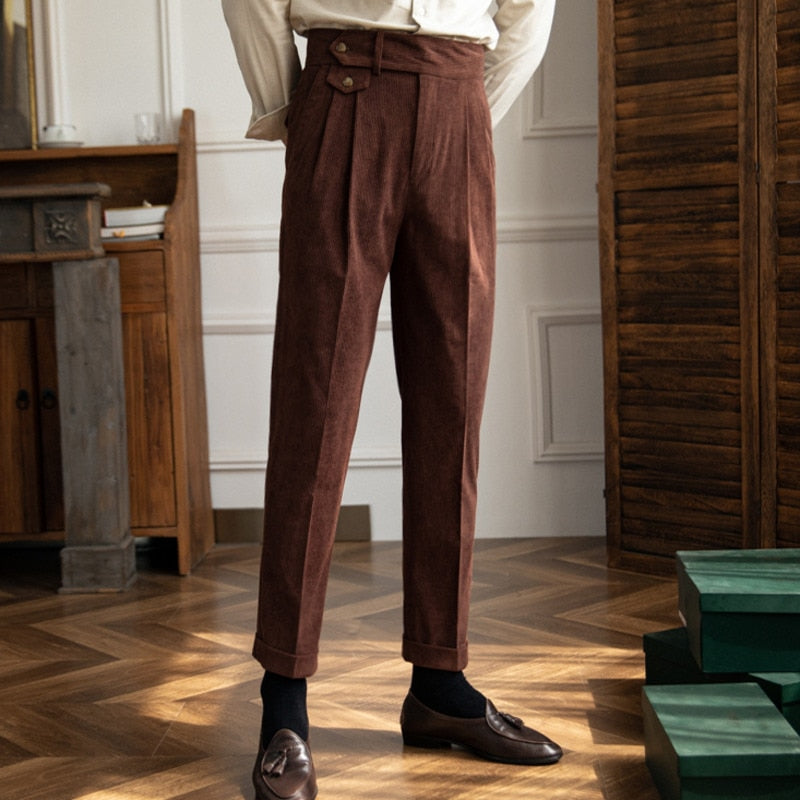 Clloani Men's Bussines Casual Pants