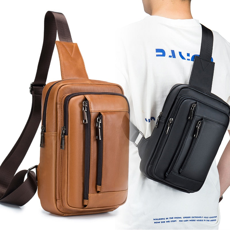 Vinthentic Rogue Genuine Leather Crossbody Bag