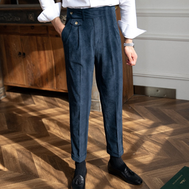 Clloani Men's Bussines Casual Pants