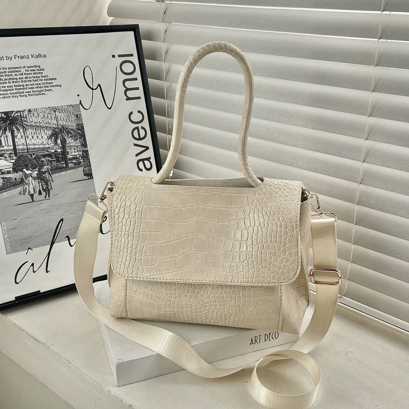 Aligator Women's Leather Shoulder Bag