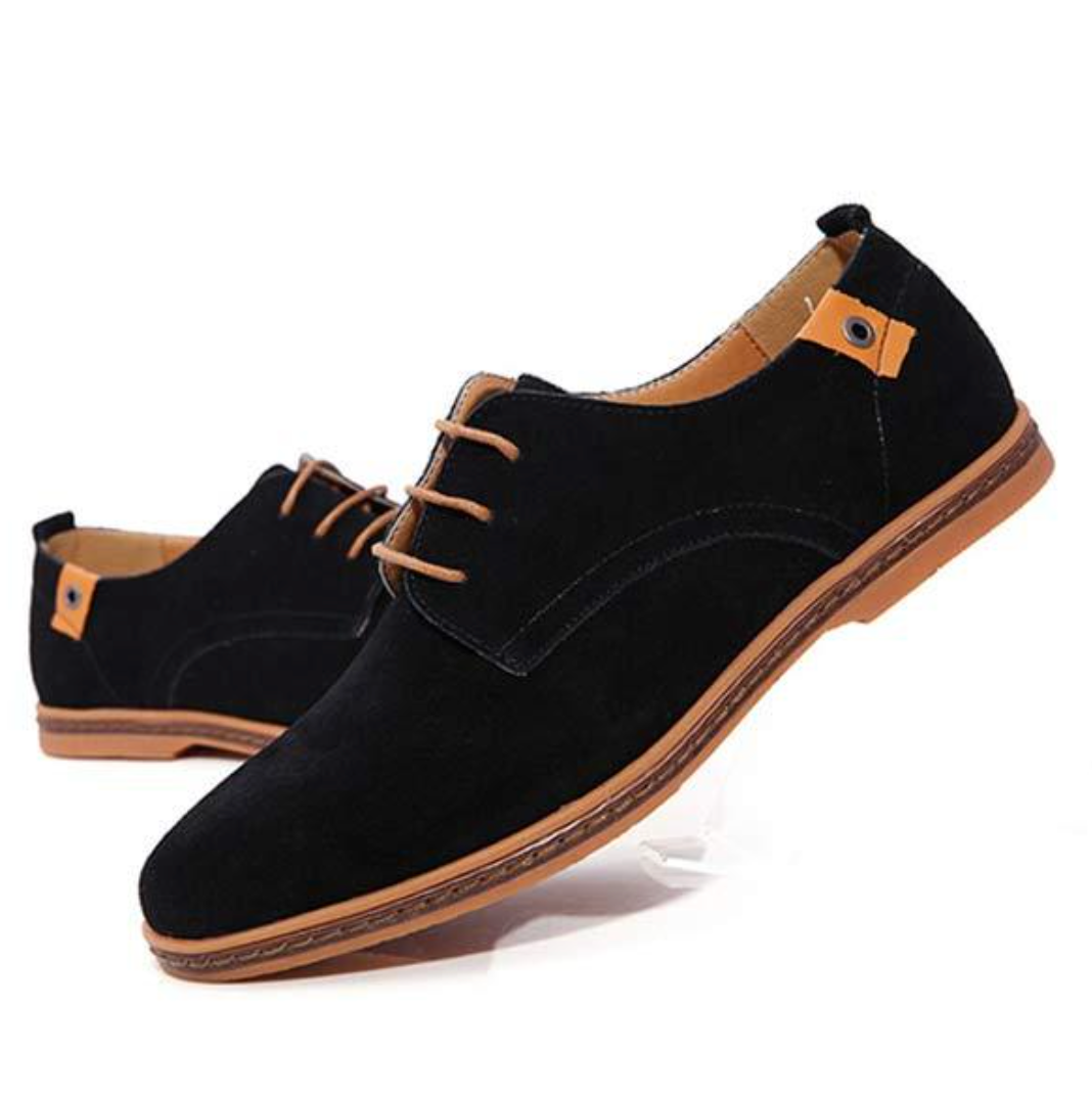 Men's Vegan Leather Suede Shoes Comfortable Formal and Casual