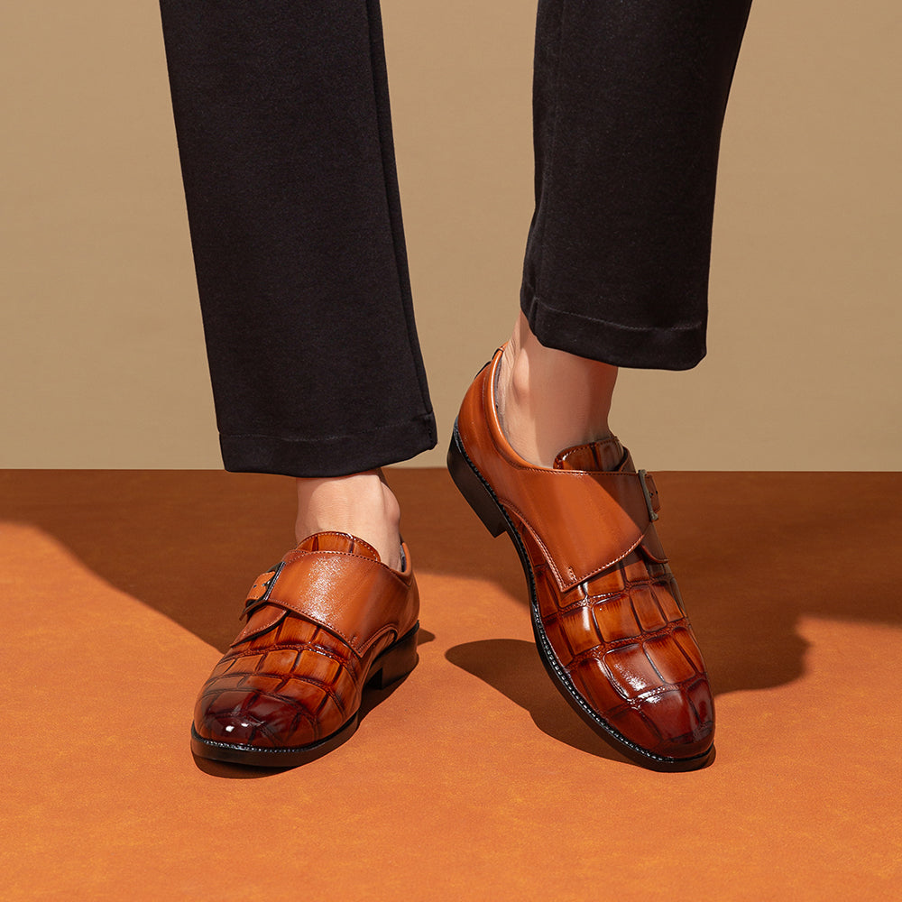 Salvador Dali Leather Buckle Loafer