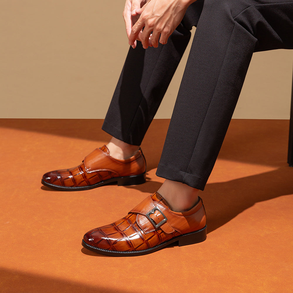 Salvador Dali Leather Buckle Loafer