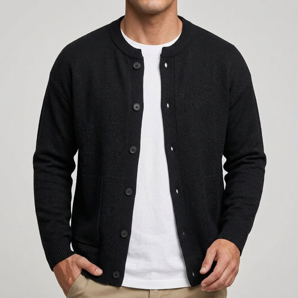 Button Front Knit Cardigan