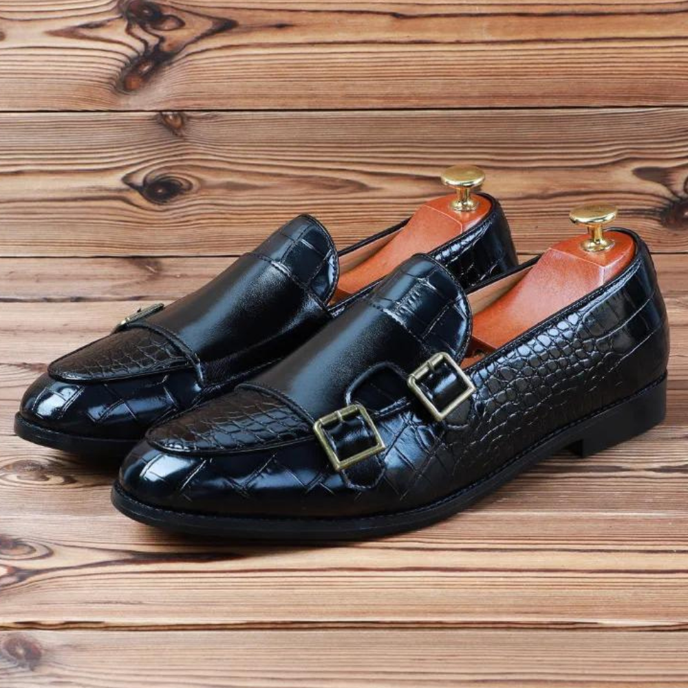 Pelle-Alligatore Genuine Leather Loafers