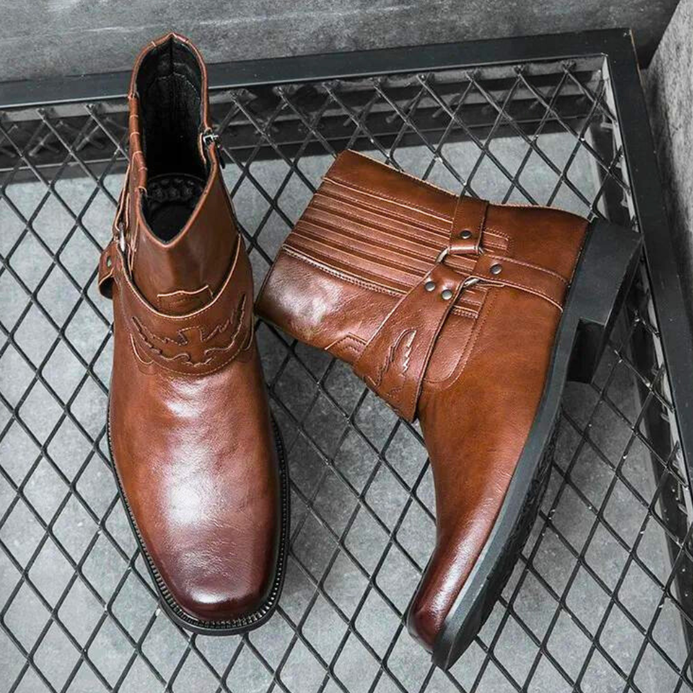 Jules Chéret Genuine Leather Boots