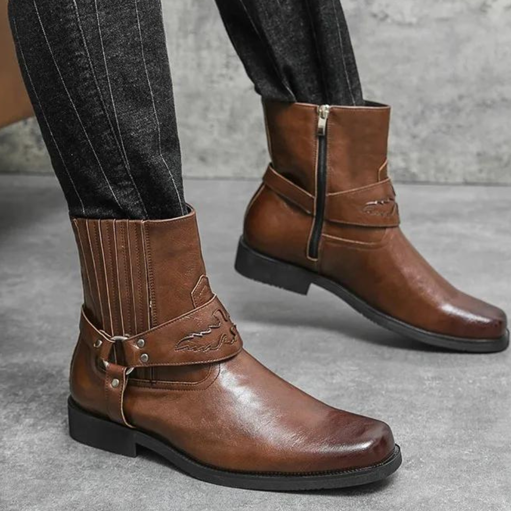 Jules Chéret Genuine Leather Boots