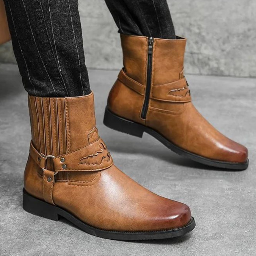 Jules Chéret Genuine Leather Boots