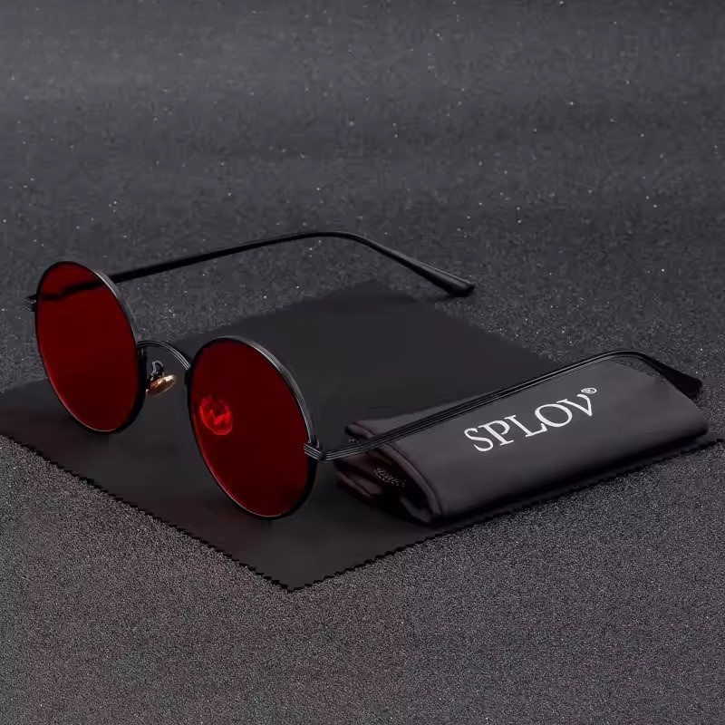 Alessio Vantini Retro Punk Round Sunglasses