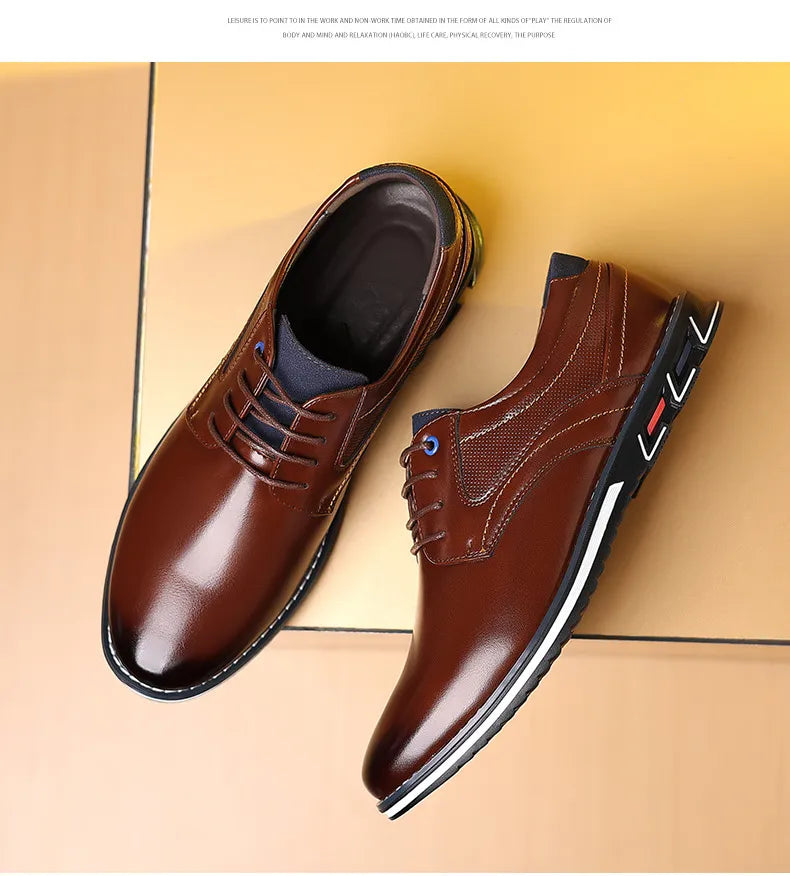 Men's Orthopedic Leather Durable Shoes