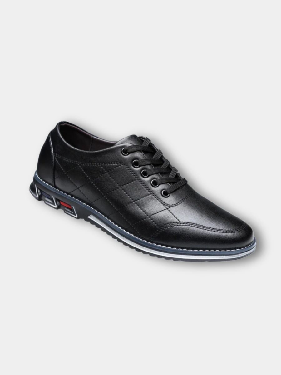 Men's lightweight dress shoes displayed as a polished business footwear pair