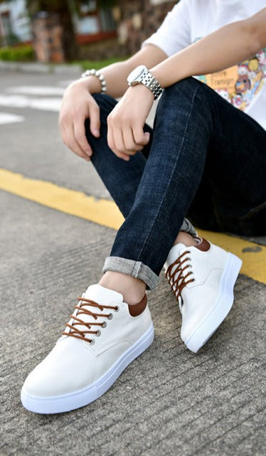 Men's Canvas Slip-On Sneakers Comfortable Trainers