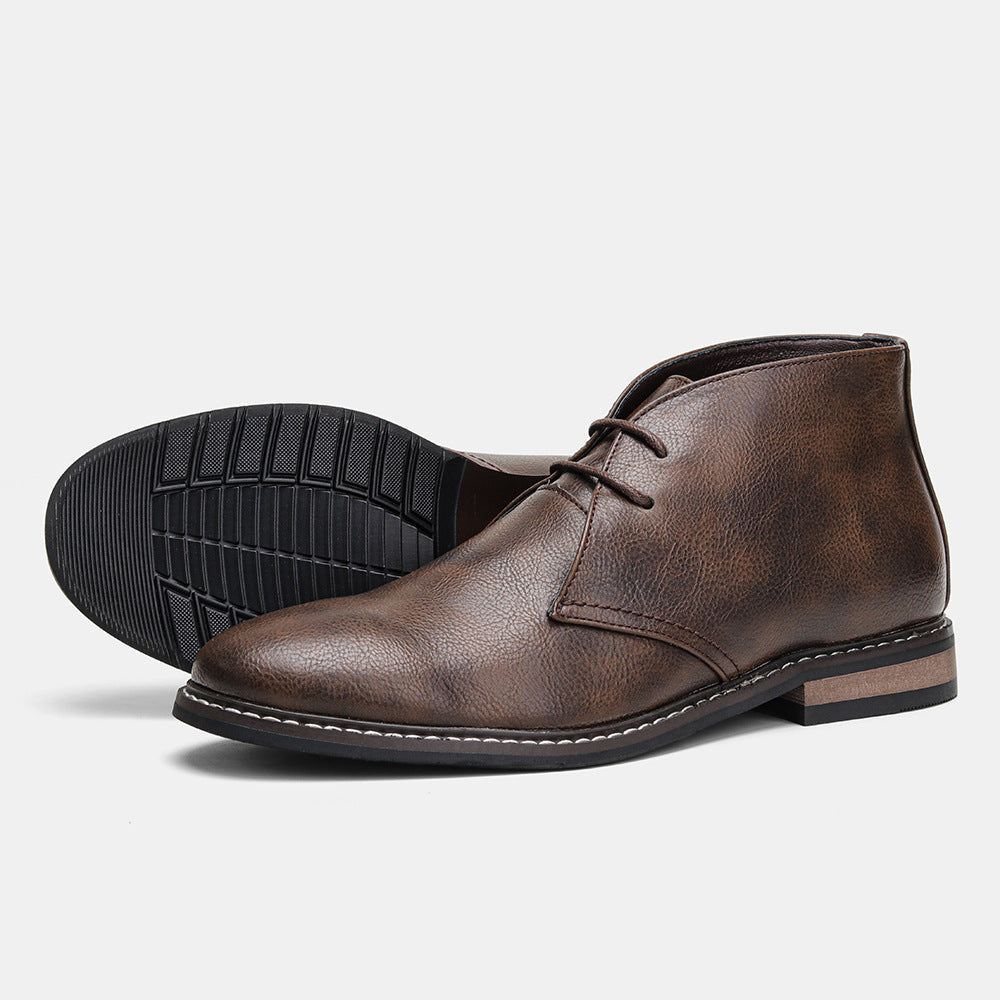 Men's Classic Leather Lace-Up Boots