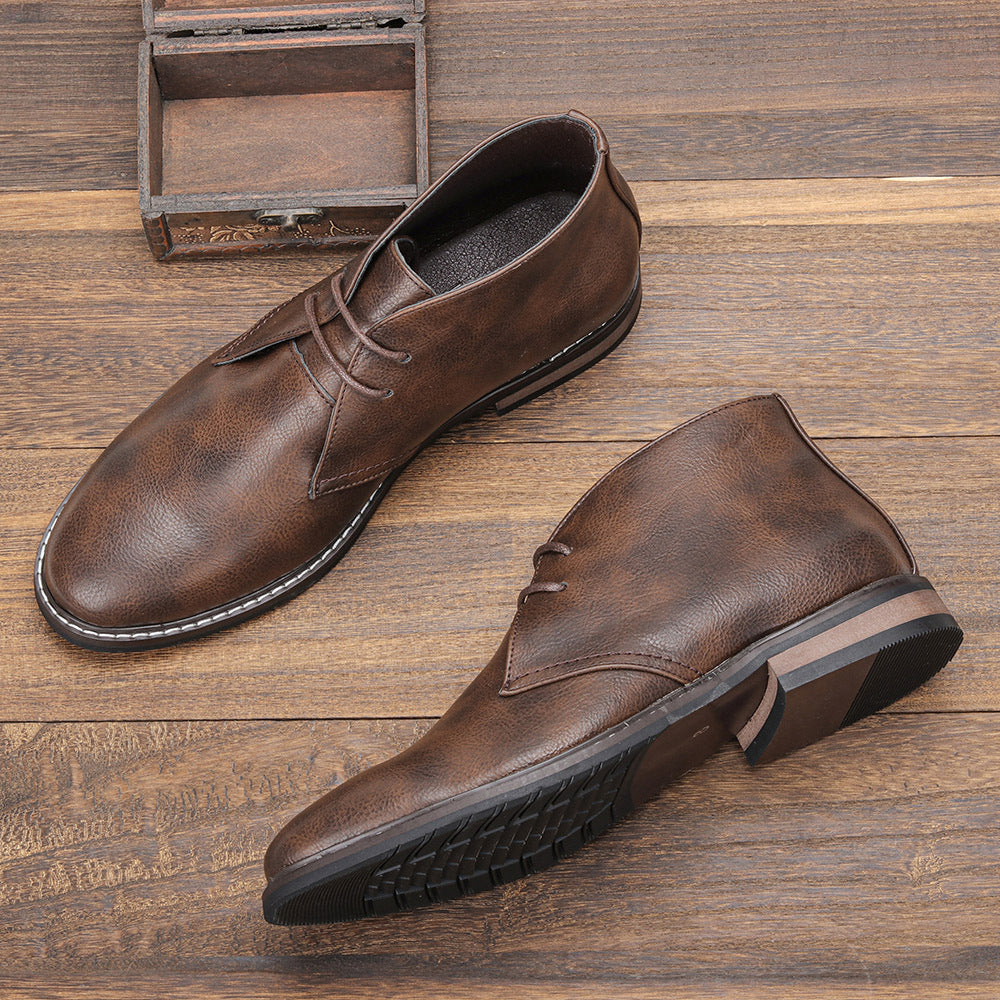 Men's Classic Leather Lace-Up Boots