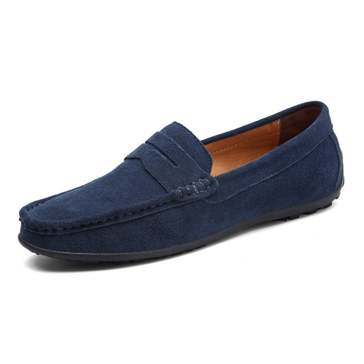 Men's Leather Slip-On Loafers