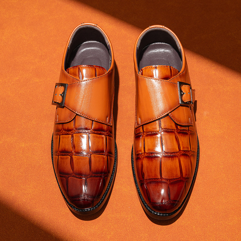 Salvador Dali Leather Buckle Loafer