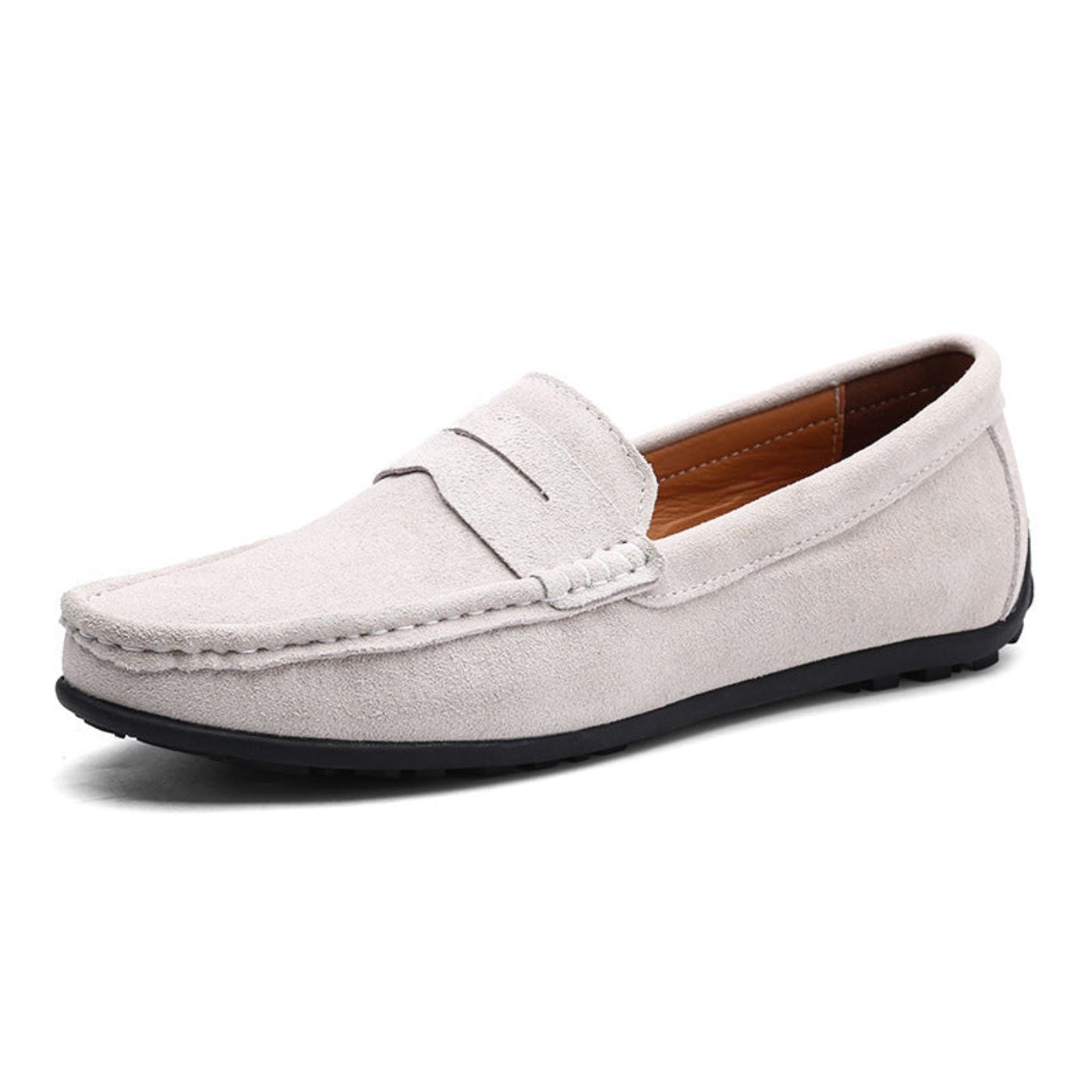 Men's Leather Slip-On Loafers