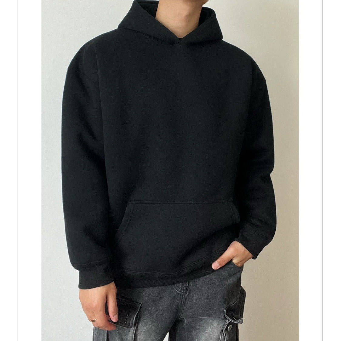Men's Loose Fit Long Sleeve Hoodie