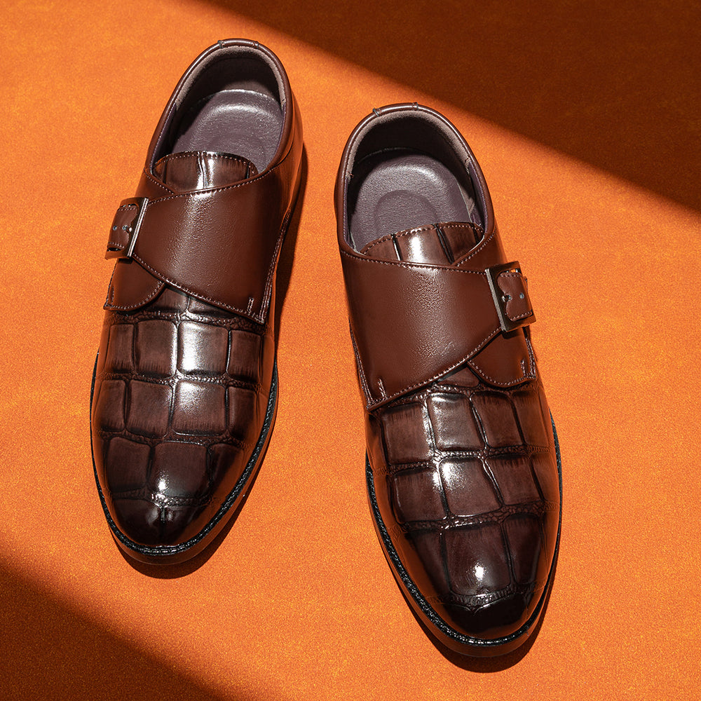 Salvador Dali Leather Buckle Loafer