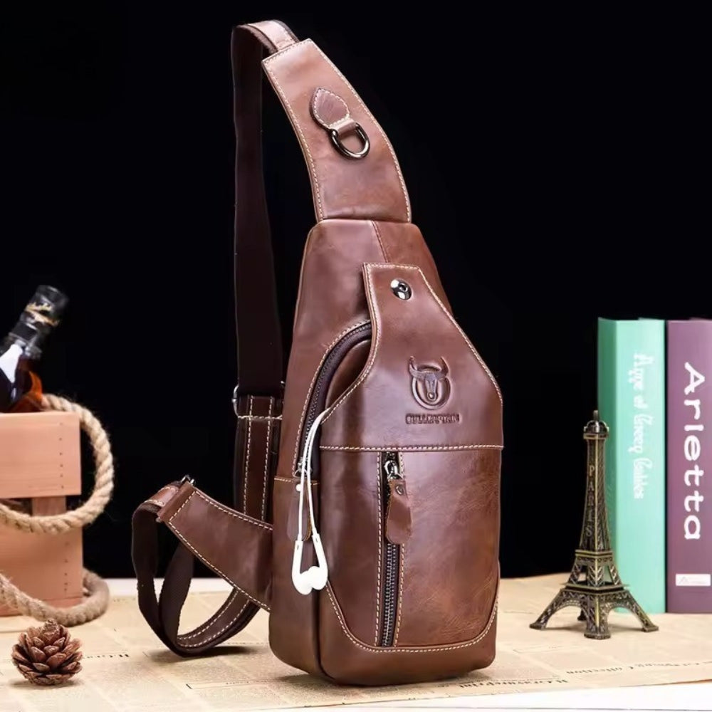 Enzo Charvetti Crossbody Men’s Leather Sling Bag