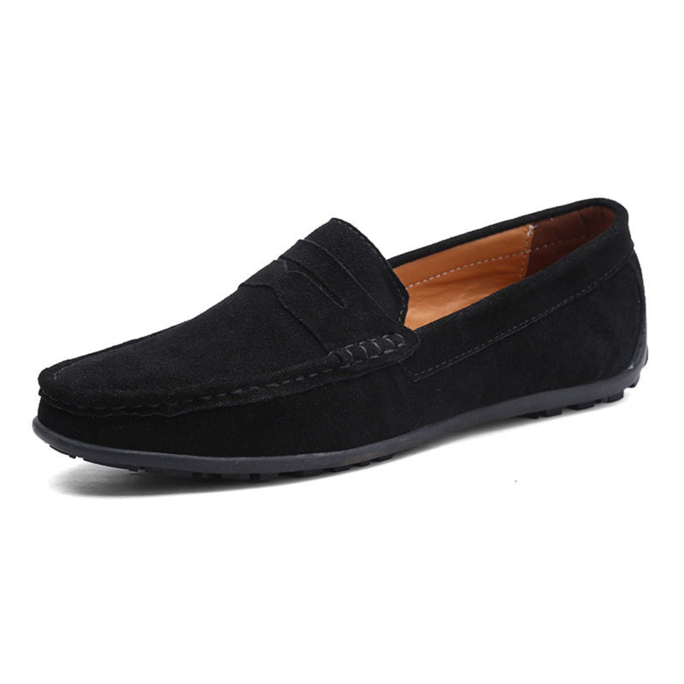 Men's Leather Slip-On Loafers