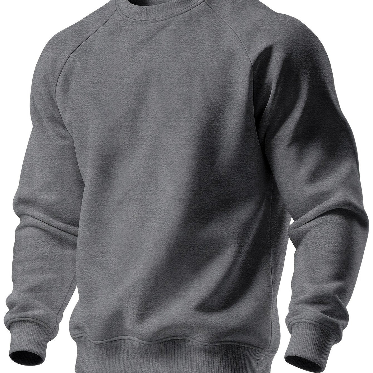 Men's Raglan Sleeve Sweatshirt Relaxed Fit