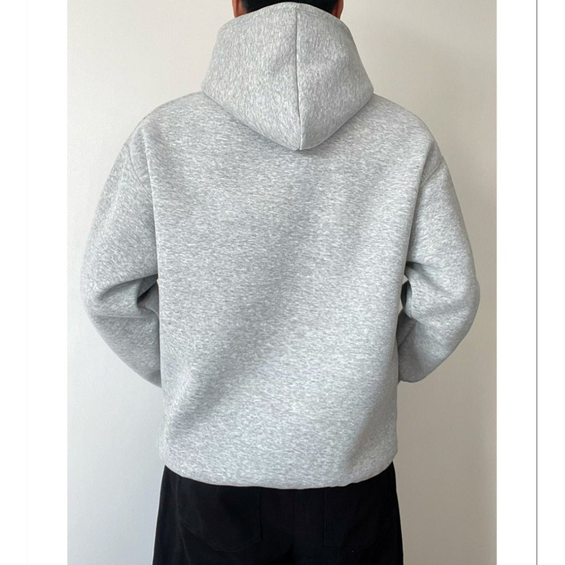 Men's loose fit hoodie styled for everyday casual wear