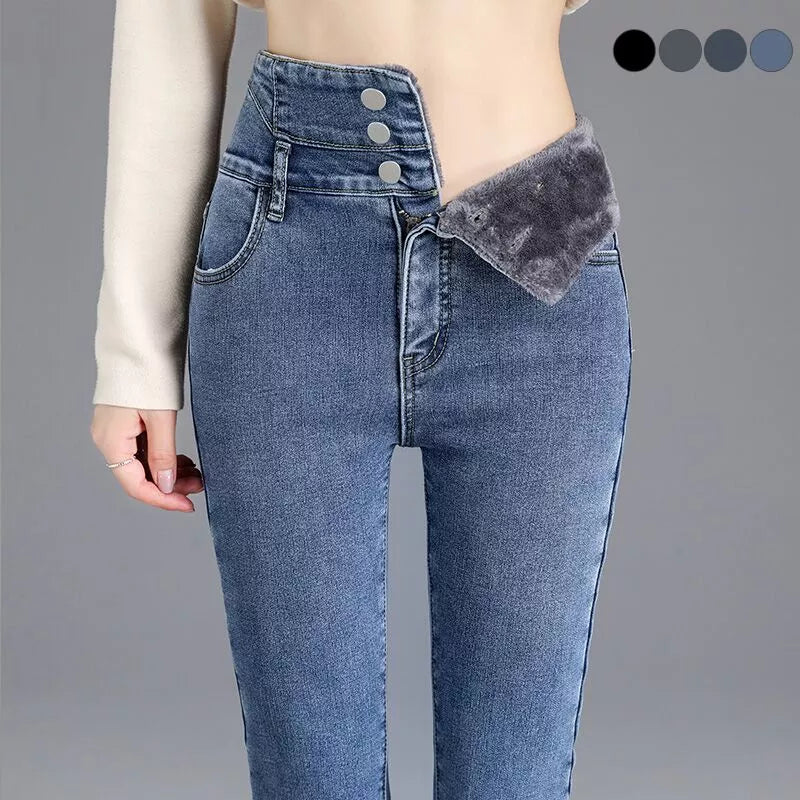 Vinthentic Femme Fleeced Lined Jeans