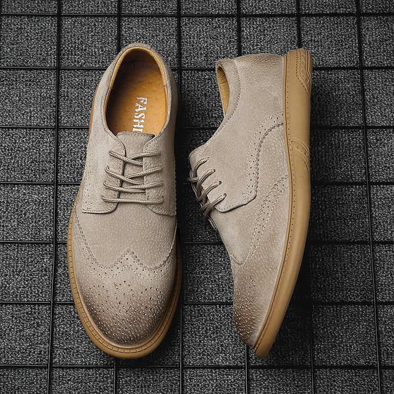 Vinthentic Hermes Men's Oxford Shoes, Khaki / 7 / 40 Vinthentic Hermes Men's Oxford Shoes, Khaki / 7 / 40