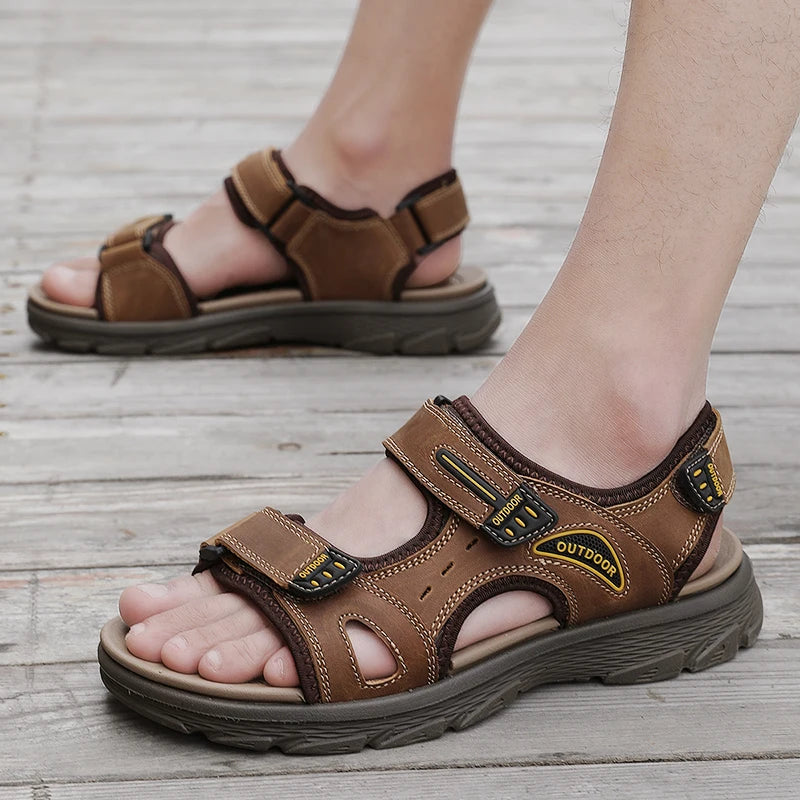 Tiziano Guardini Arch Support Leather Outdoor Sandals