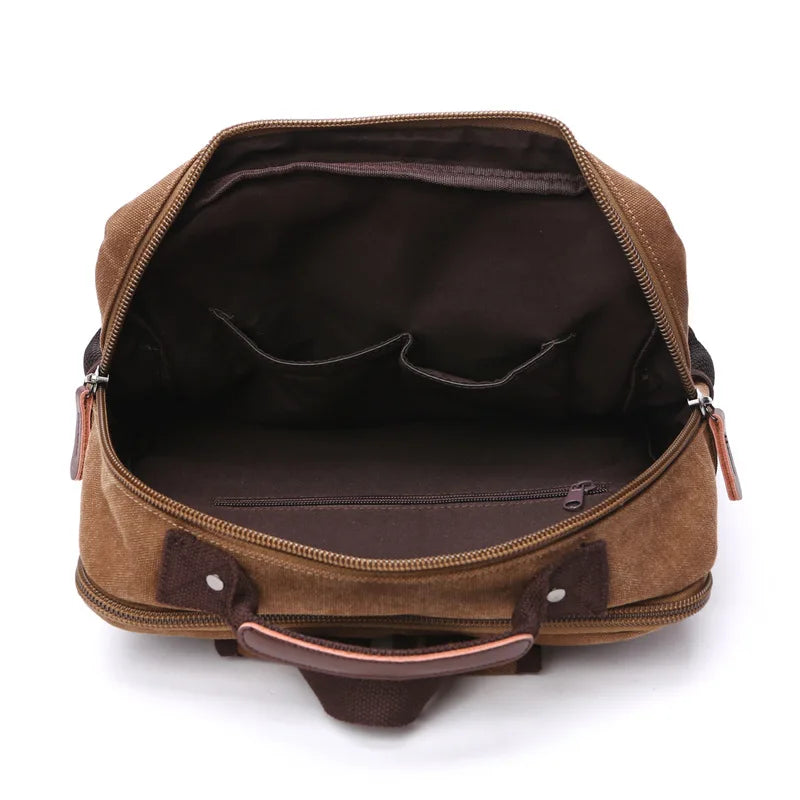 Vinthentic Large Men’s Vintage Canvas Backpack