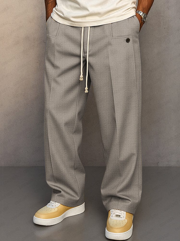 Close-up of the adjustable drawstring waistband
