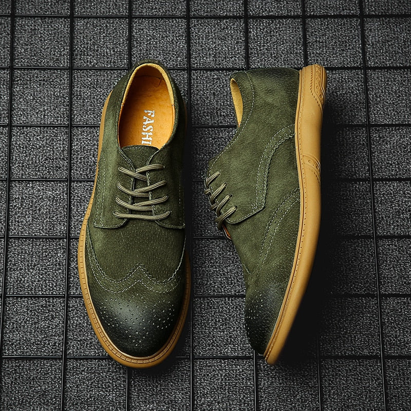 Vinthentic Hermes Men's Oxford Shoes, Green / 8.5 / 42 Vinthentic Hermes Men's Oxford Shoes, Green / 8.5 / 42