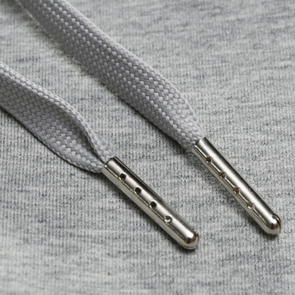 Side view of men's drawstring jogger pants with practical pockets