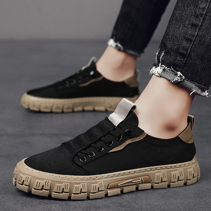 Suede-like casual sneakers ready for weekend and daily wear