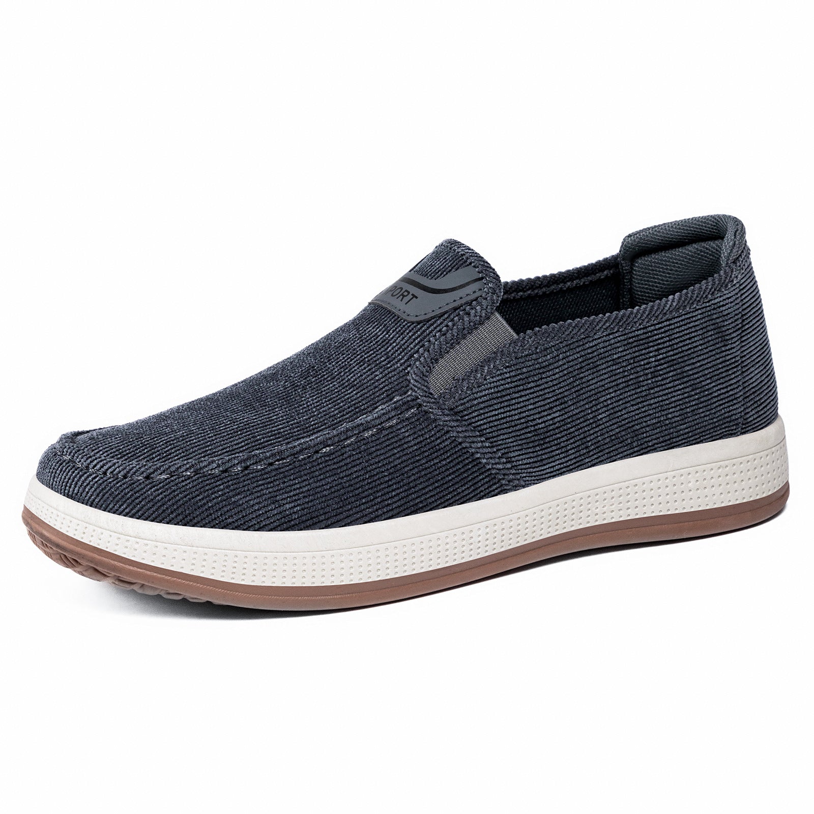 Men's corduroy sneakers styled as easy everyday footwear