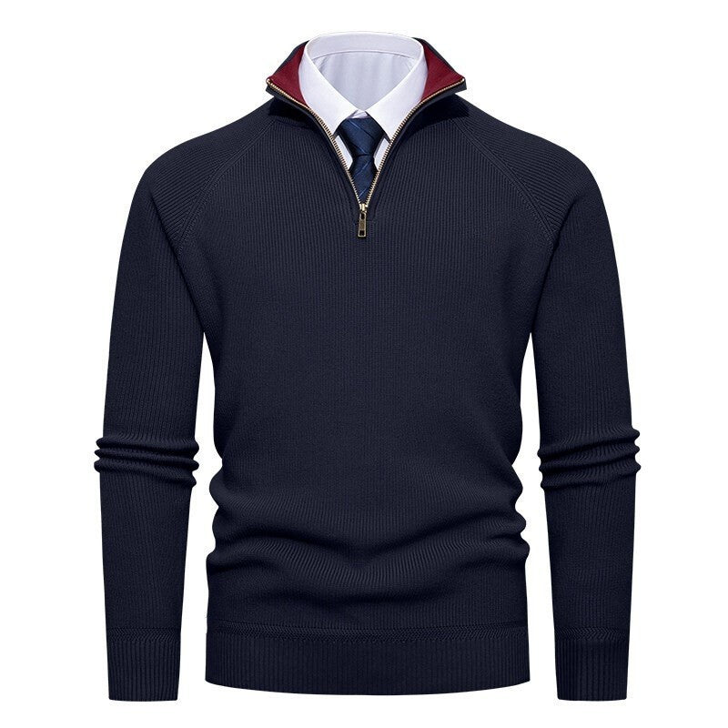 Inside view of the stand collar with a contrasting finish