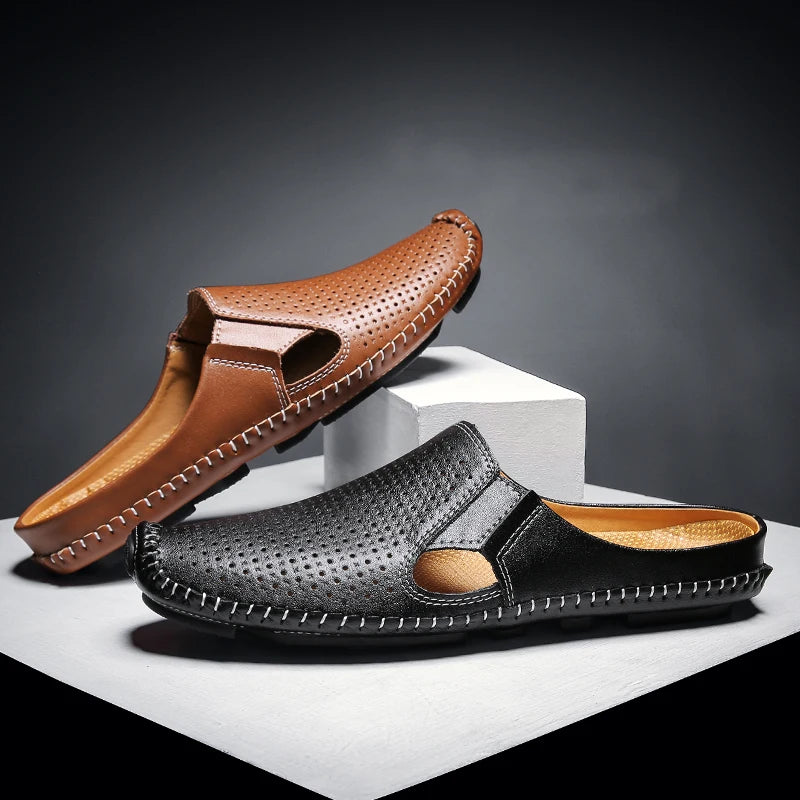 Ramón Bayeu Genuine Leather Slippers