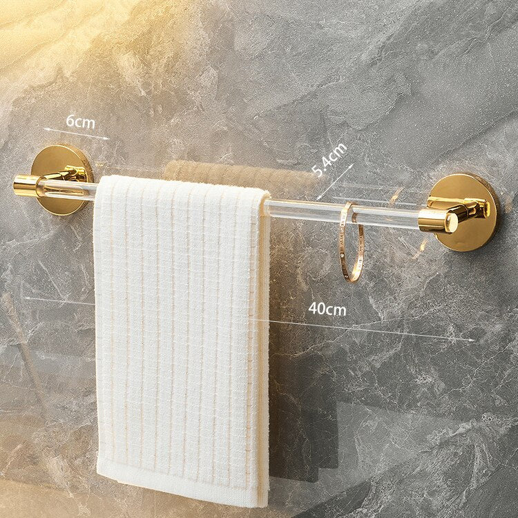Vinthentic LuxeGlow Bath Towel Rack