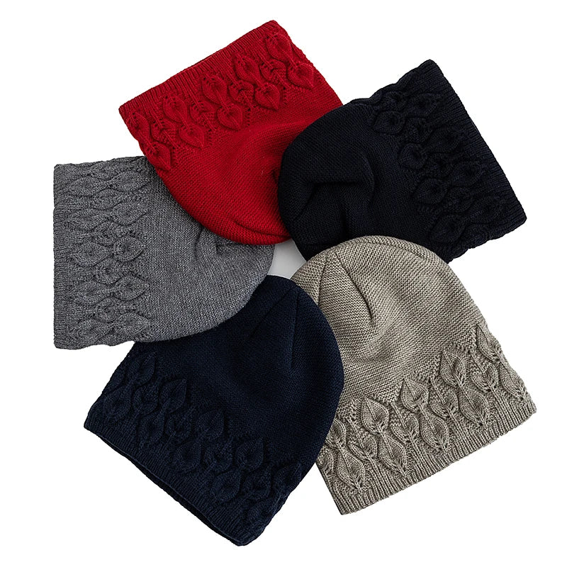 Vinthentic Unisex Embroidered Knitted Beanie