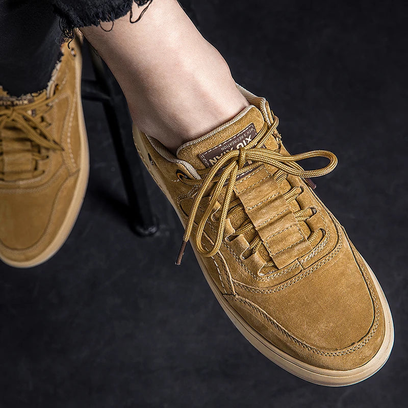 Giorgio Vasari Suede Sneakers