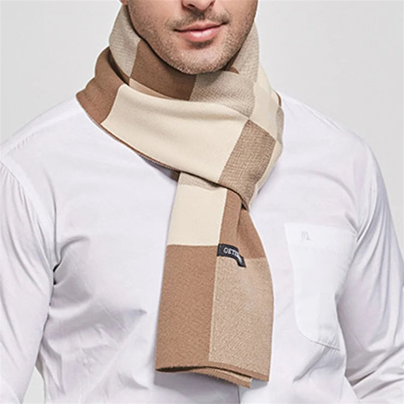 Vinthentic Men’s Cashmere Feel Business Scarf