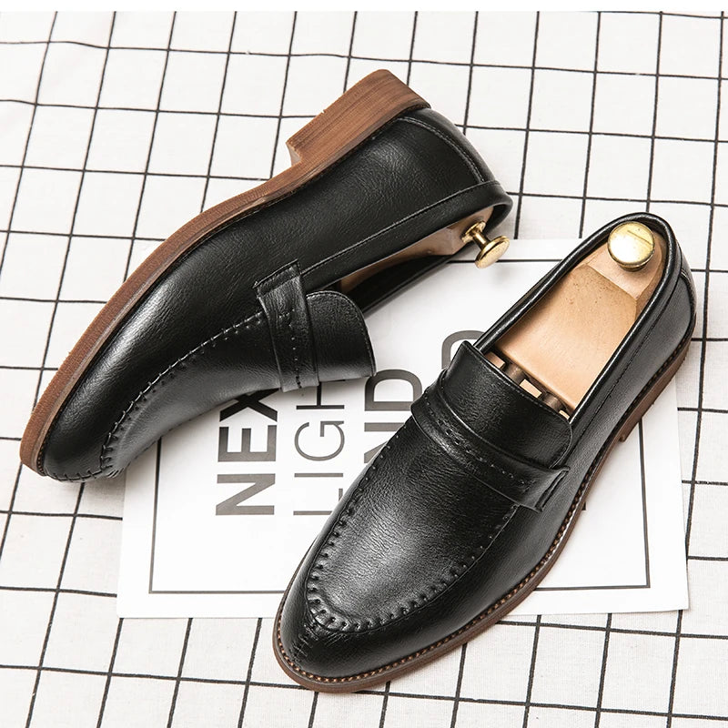 Cosimo Venturi Elegant Leather Loafers