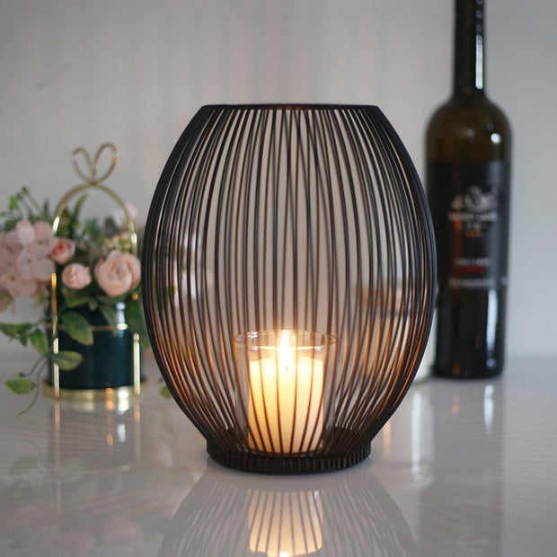 Vinthentic Iron Luminary Candle Holder